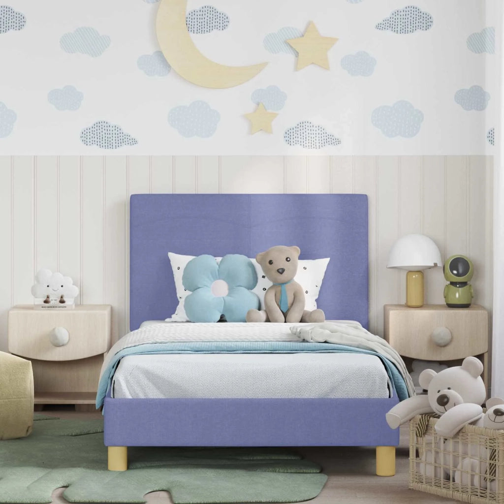 Struttura letto bambini con testata Blu jeans 80 x 200 cm 42010993