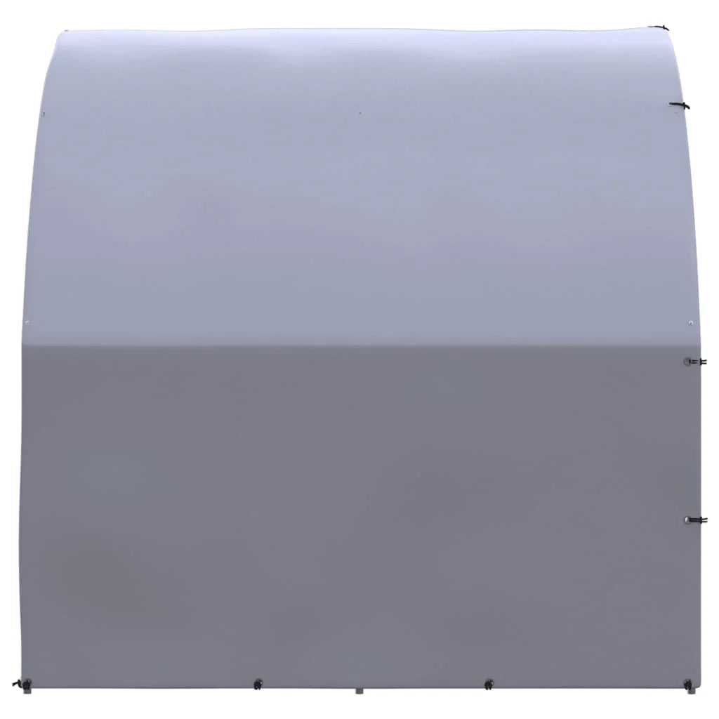 Pollaio/recinto/gabbia per polli da esterno 3 x 16 x 2 m acciaio zincato argento 02_0044003