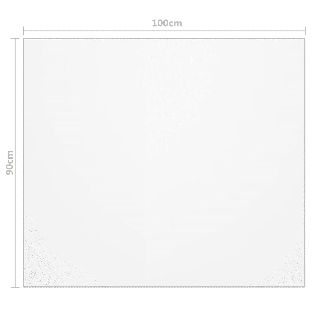 Protezione Tavolo Opaca 100x90 cm 1,6 mm PVC CFW6170833