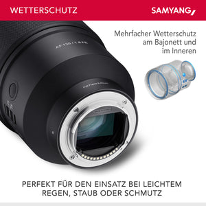 Teleobiettivo AF 135mm F1.8 FE compatibile con Sony E Autofocus pieno formato e APS-C Focale fissa veloce, alloggiamento in alluminio contro intemperie Per A9 A7 A1 Alpha 6000 A7C II A7C R