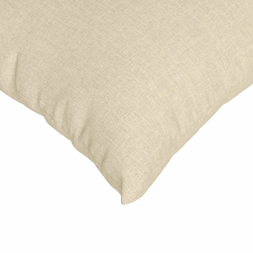 Cuscini da Divano 2 pcs Crema 80 x 80 cm Tessuto