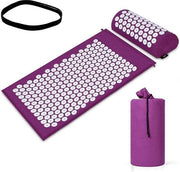 Mat estraibile per acupressione e set di cuscini - benessere e rilassamento - mat yoga con spina - rilassamento muscolare - borsa portatile - contenuto HTML.