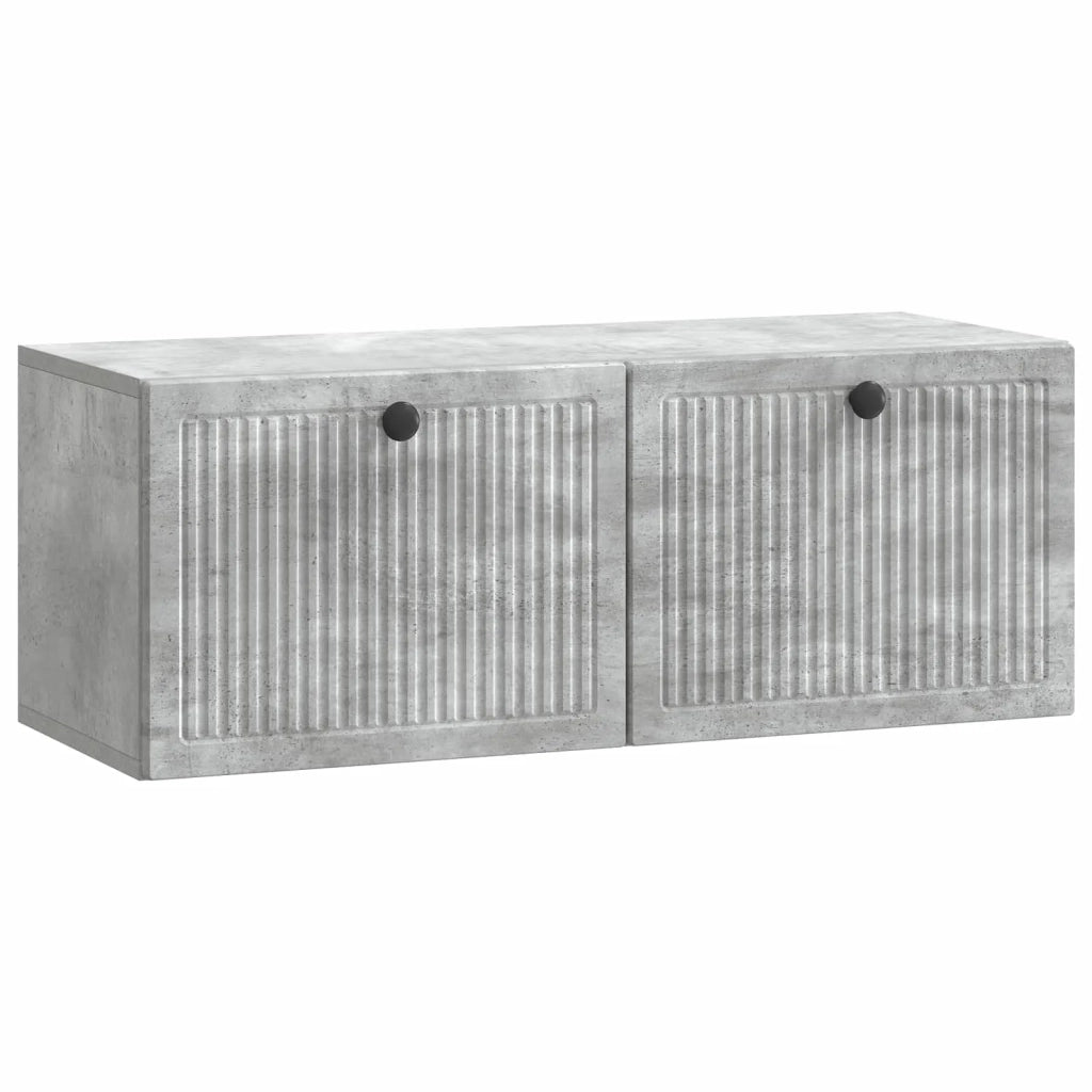 Mobile Porta TV da Muro Grigio Cemento 78,5 x 31 x 30 cm 898038