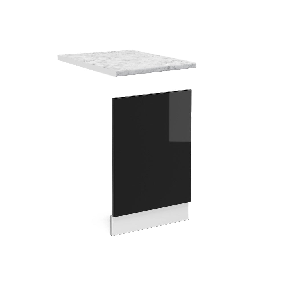 Vicco Pannello frontale Nero lucido 45 cm , PL Marmo