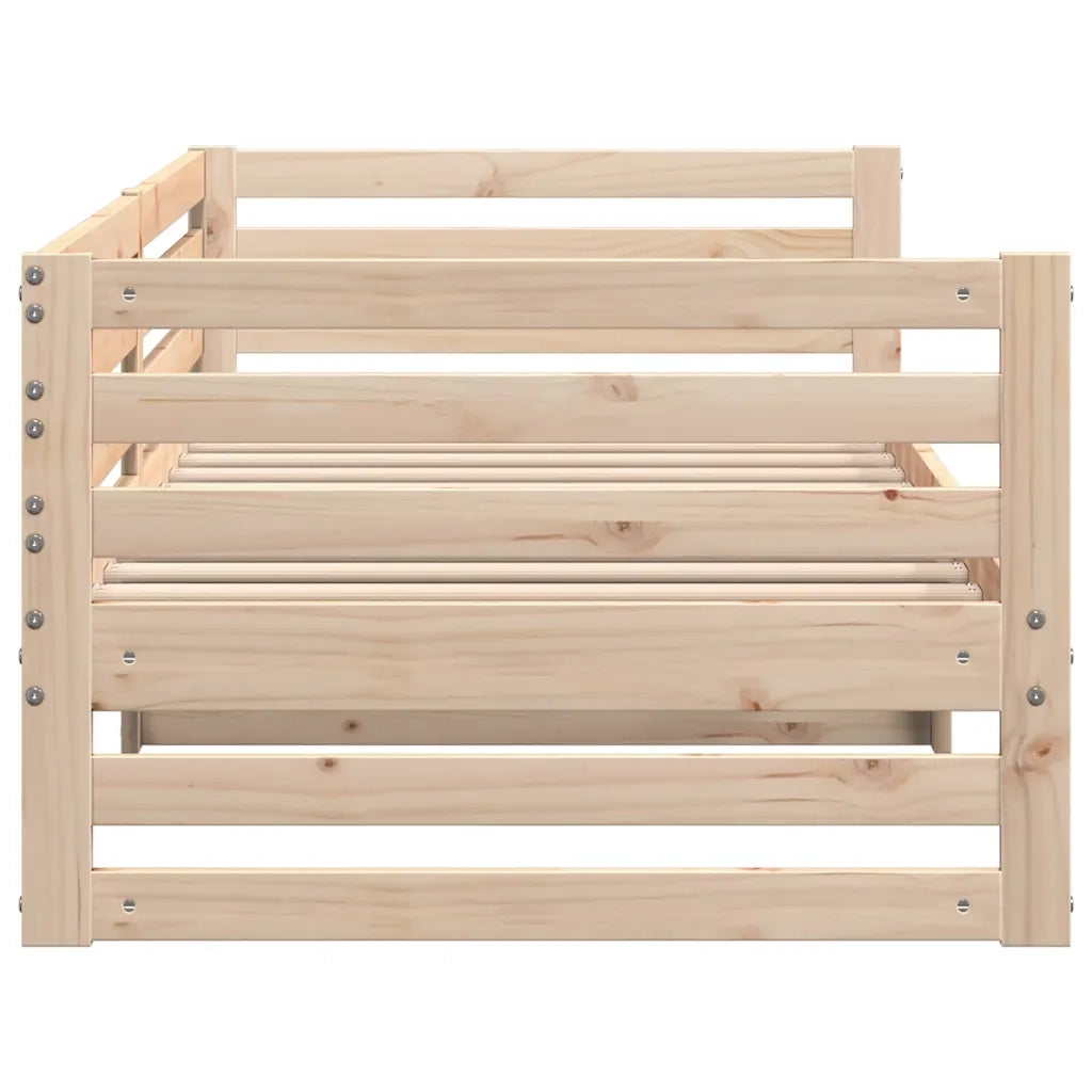 Lettino da giorno senza Materasso 80x200 cm in Legno Massello di Pino 868197