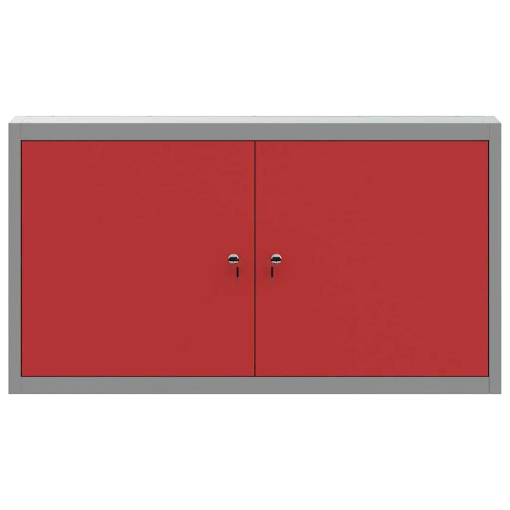 Mobile per attrezzi con blocco Rosso e Grigio 100 x 20 x 55 cm CFW2677725