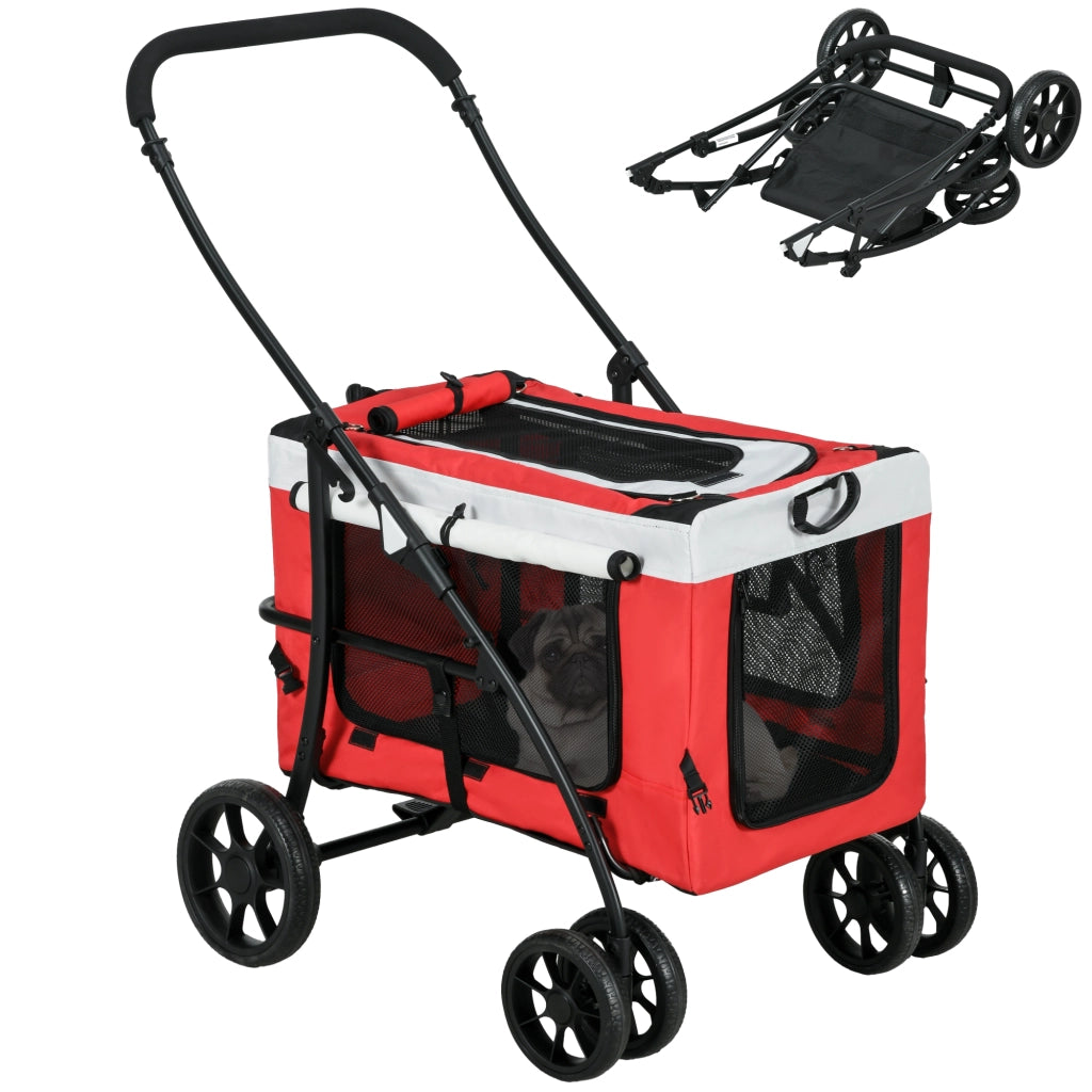 Lettino per animali domestici ¨C zephmum ¨C 81x58x97.5 cm rosso