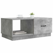 Tavolino da salotto | Tavolino da caff¨¨ | Tavolino da Soggiorno Grigio Cemento 90 x 50 x 37 cm