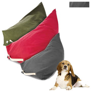 Cuscino per cani beanbag banana coloro grigio 50x98x20 cm
