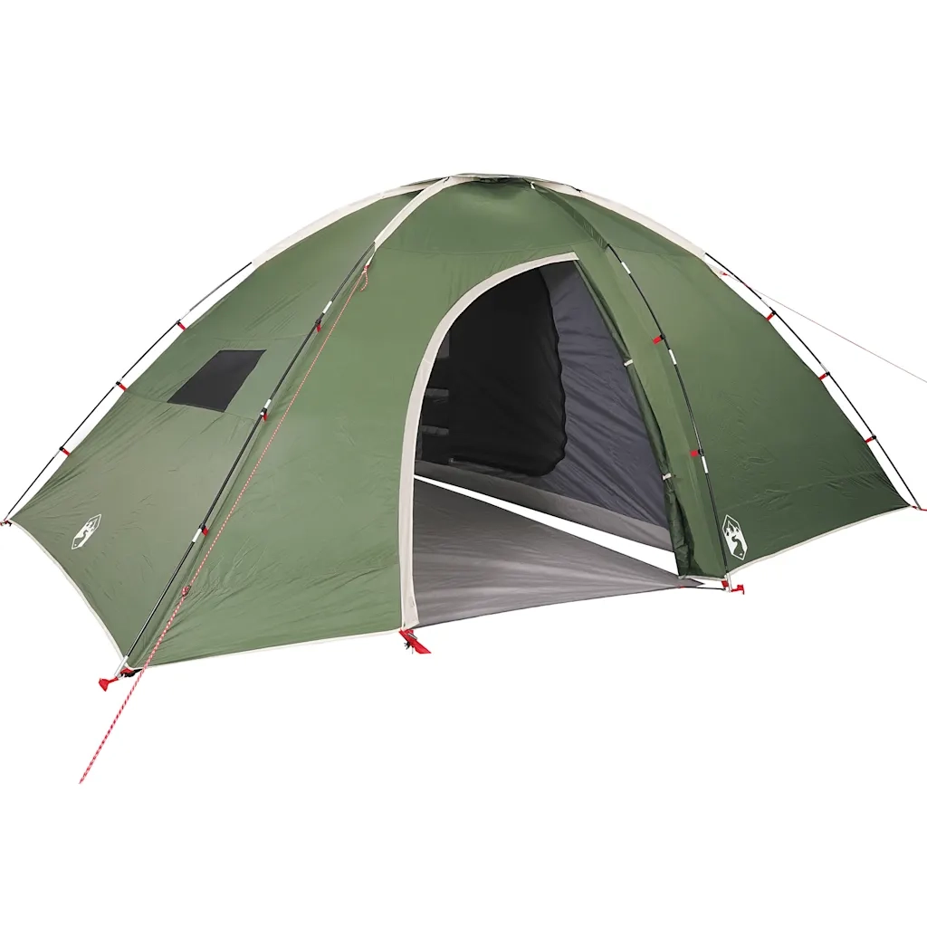 Tenda da Campeggio per 8 Persone-Tenda per Famiglie Verde Impermeabile