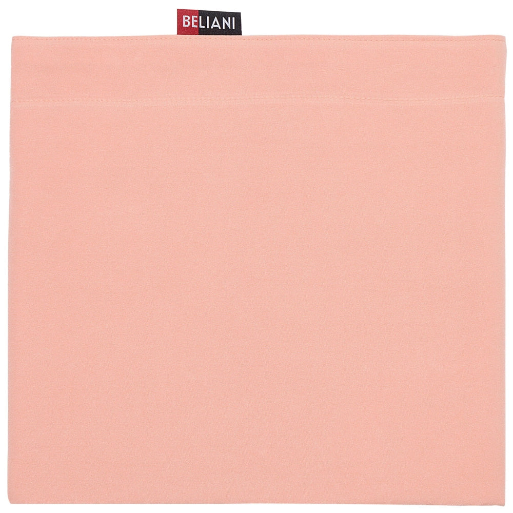 Pouf di seduta poltrona sacco Grande Rosa Pesca con Zip 140 x 180 cm