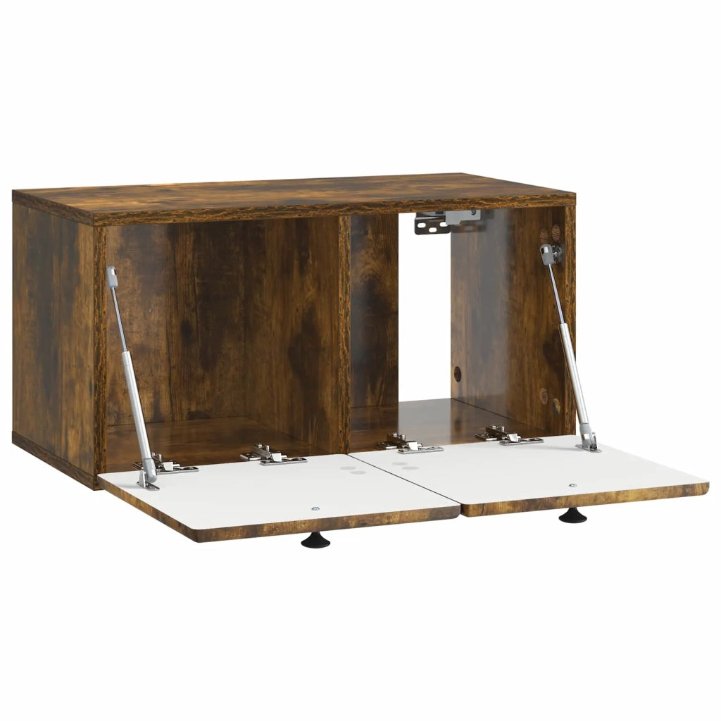 Mobile Porta TV da Muro 59,5 x 31 x 30 cm Rovere Fumo 899220