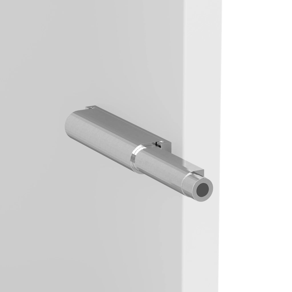 Vetrina multifunzionale bianca 40 x 29 x 170 cm con 4 livelli, illuminazione LED RGB controllata da app e montaggio a parete