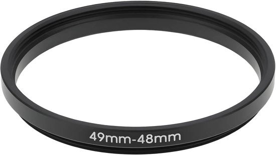Adattatore di diametro ridotto - 49mm a 48mm - Costruzione in alluminio - Adatto per fotocamere - Perfezione della forma - Adattatore di diametro ridotto per lenti - Peso leggero - 

Modello: 
Dimensioni: 
Materiali: Alluminio 
Compatibilità: Fotocamere