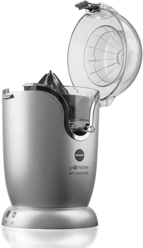 Macom 874 spremiagrumi completamente automatico - auto squeezer 2.0, grigio/nero