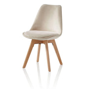 Set 4 Sedie LAYLA ecru