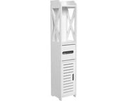 Cassettiera da bagno 15,5 x 15,5 x 80 cm;