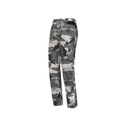 Issa 8029NW001401 ISSA LINE Pantalone Invernale da Lavoro in Cotone 100% con Fodera in Flanella Grigio Mimetico