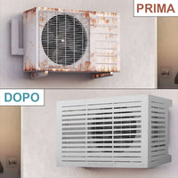 Copri Condizionatore 96x52x82 cm in Alluminio Classic L Bianco