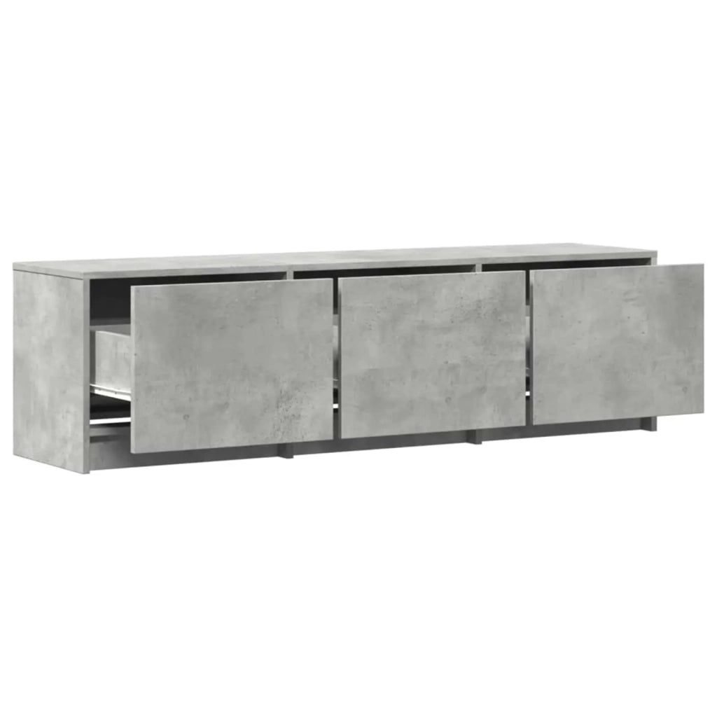 Mobile TV Calcestruzzo 140 x 34 x 40 cm Legno multistrato