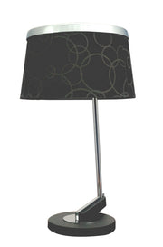 Lampada tavolo Candellux Impresja nera E27 regolabile