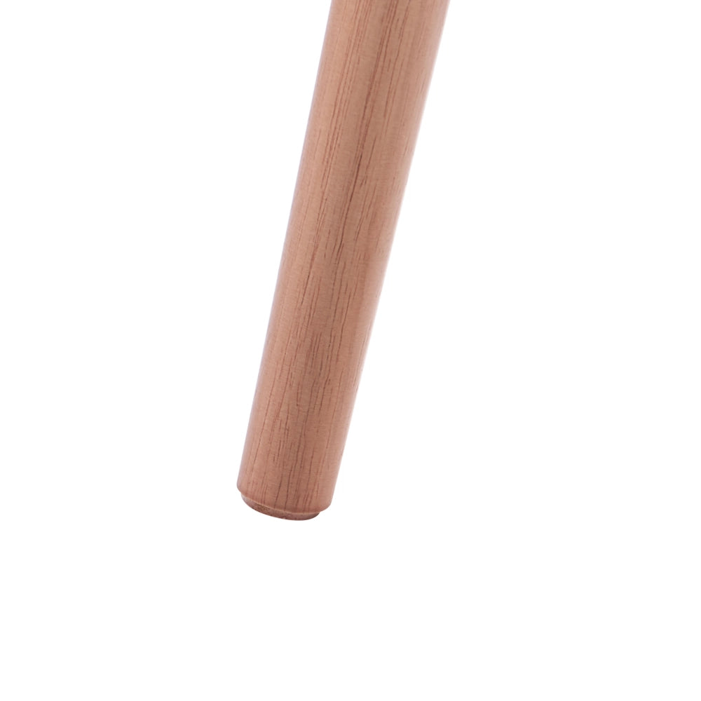 Comodino di colore Bianco 2 Cassetti Gambe in Legno Massello 40 cm stile Scandinavo