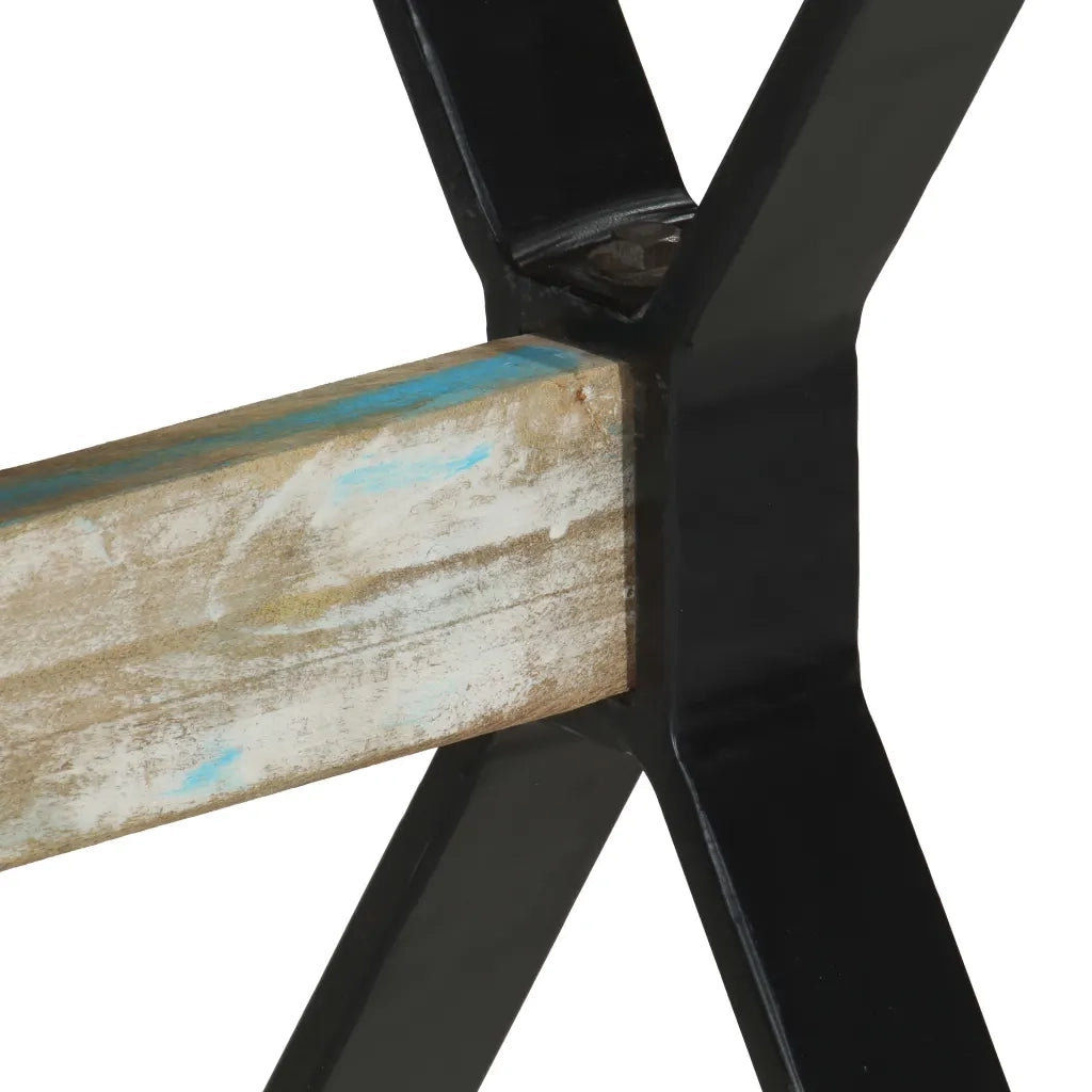 Tavolo da Pranzo 120x60x76 cm in Legno Massello di Recupero 321605