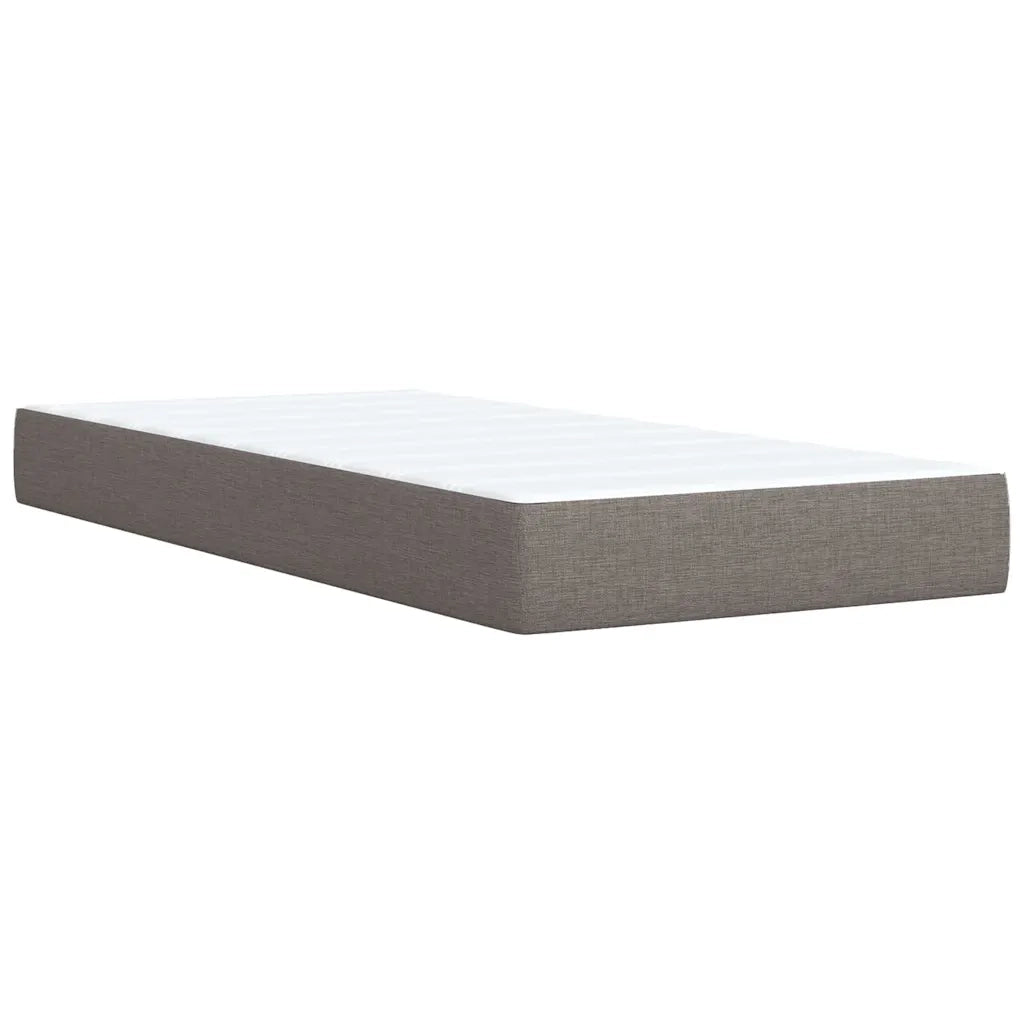 Giroletto a Molle con Materasso Tortora 100x200 cm in Tessuto 3285796