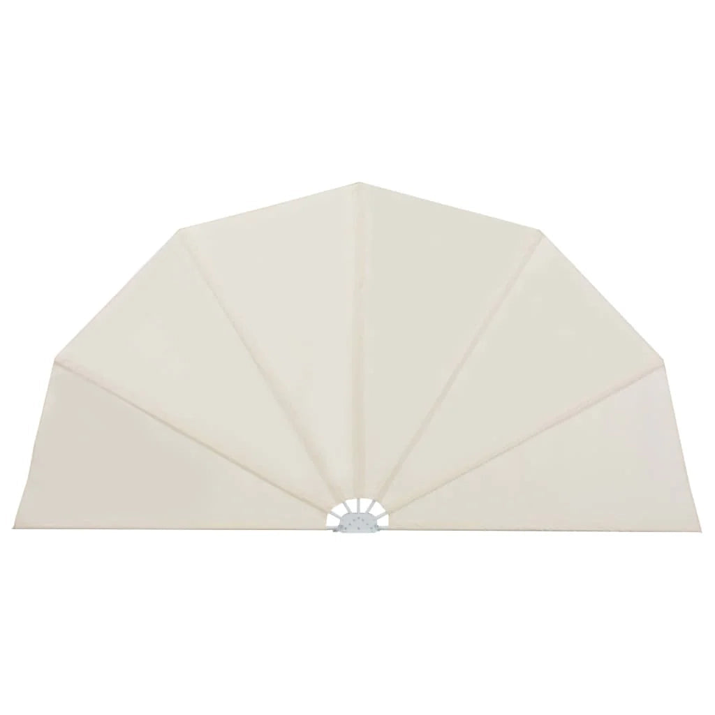 Tenda da sole a rullo tenda da sole laterale retrattile schermo di protezione per la privacy per patio giardino terrazza balcone schermo di protezione visiva 160 cm crema 02_0007064