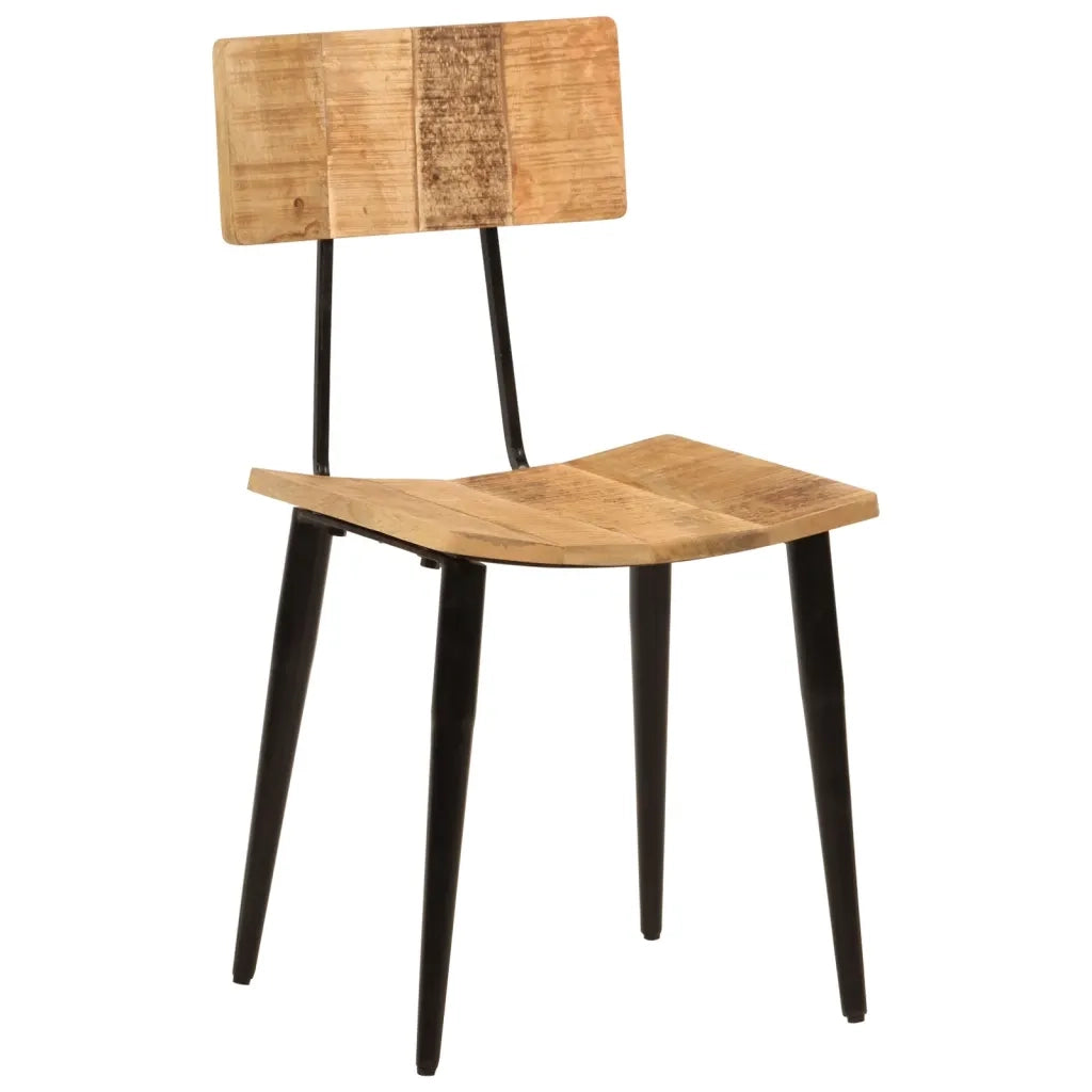 Sedie da Pranzo 2 pz 44x40x80 cm Legno Massello di Mango cod mxl 14870