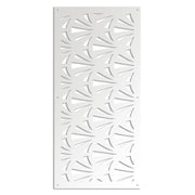 WINDSHELL - Pannello in PVC traforato - Parasole Misura: 47x94 cm, Colore: bianco