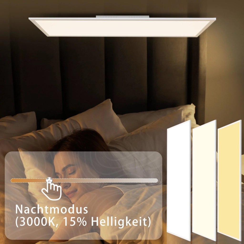ZMH Lampada da soffitto plafoniera LED bianca dimmerabile telecomando per soggiorno ufficio