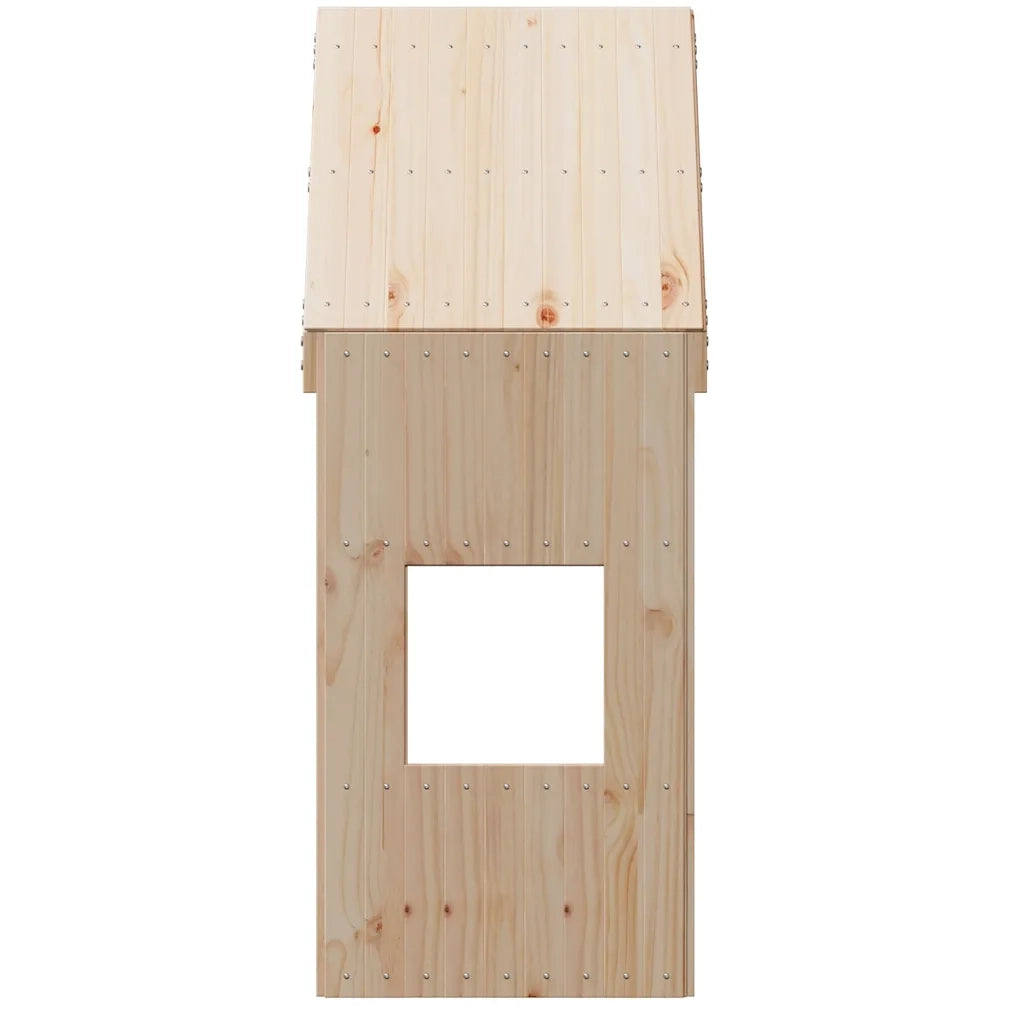 Tetto per Letto Bambini 55x84x132 cm in Legno Massello di Pino