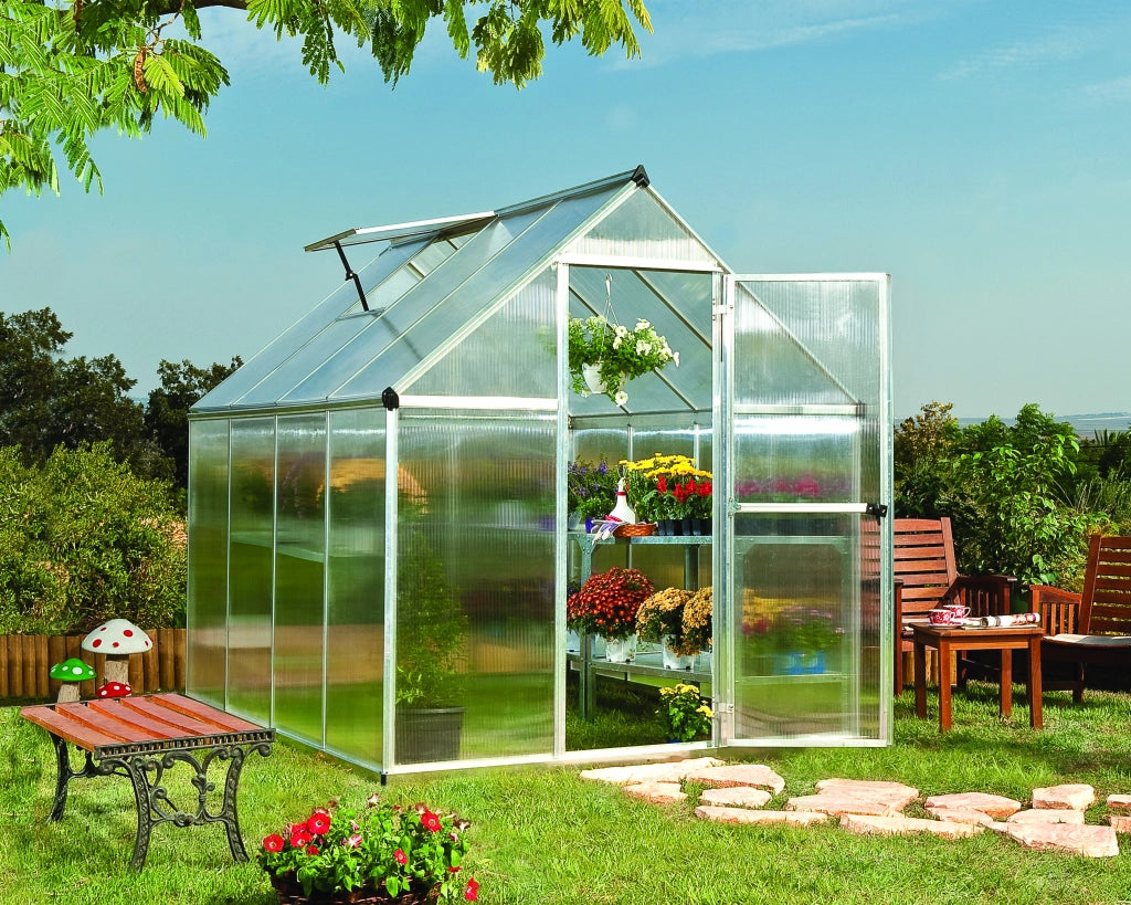 Mythos Doppio Strato Serra Da Giardino in Policarbonato 247X185X208 cm colore Argento