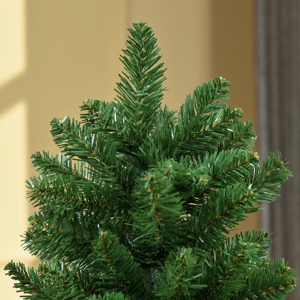 Albero di Natale Artificiale 150 cm Verde ¨C zephmum ¨C PVC Ign¨ªfugo Base Pieghevole