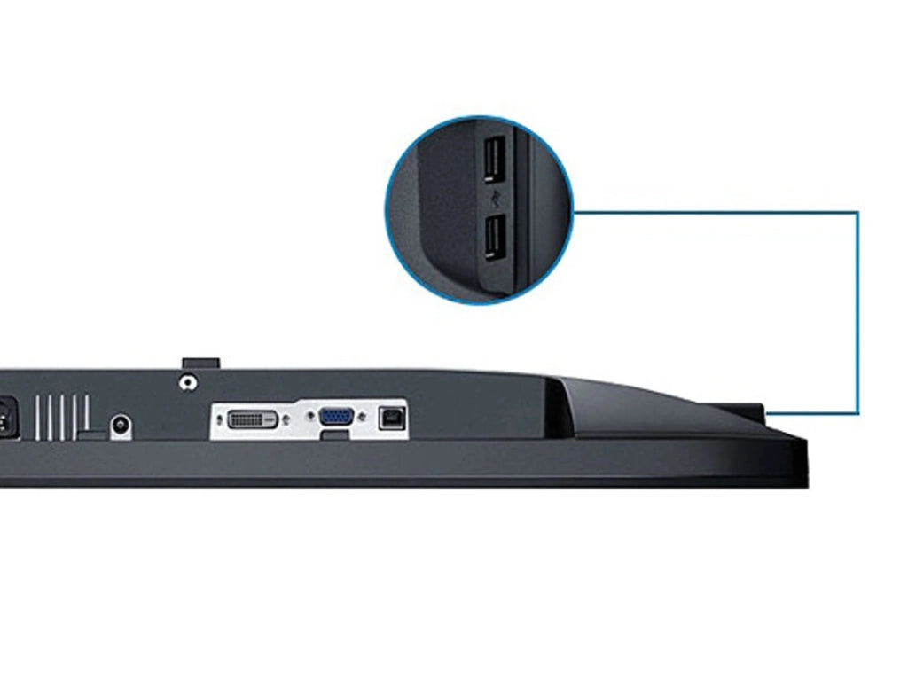 Monitor DELL P2412Hb 24" Risoluzione Full HD 1080p DVI VGA Hub USB Regolabile - Ricondizionato