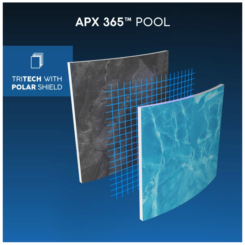 Piscina fuori terra rettangolare con filtro a sabbia Polysphere e scaletta, 956x488x132 cm telo copertura incluso - Bestway