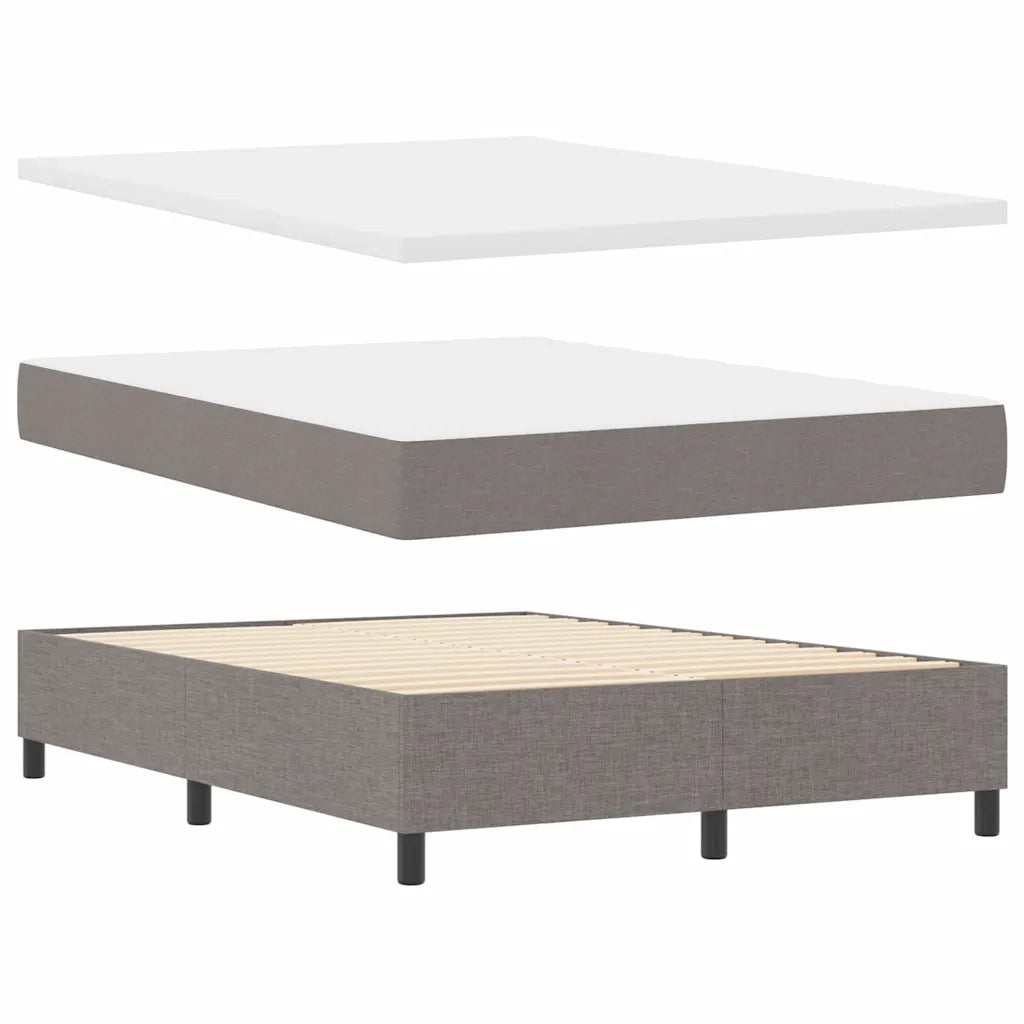 Letto a molle con materasso Talpa 140 x 190 cm Tessuto