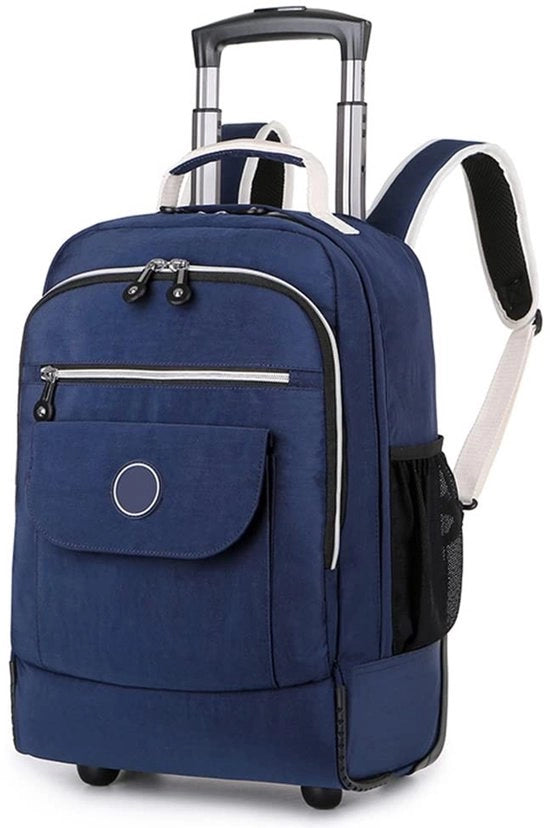 Borsa da Scuola con Ruote - Borsa Impermeabile - Borsa Leggera - Borsa da Scuola con Ruote - Borsa Comoda - 30x21x44 cm