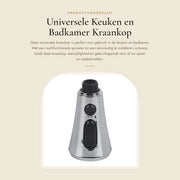 Sproeikop Universale Multifunzionale per Risciacquo Acqua - Roto Raccordo Acqua Cucina - Facile da Installare - Per Igiene Viso e Oculi - Materiale Messing/ABS - Rubinetto Cucina