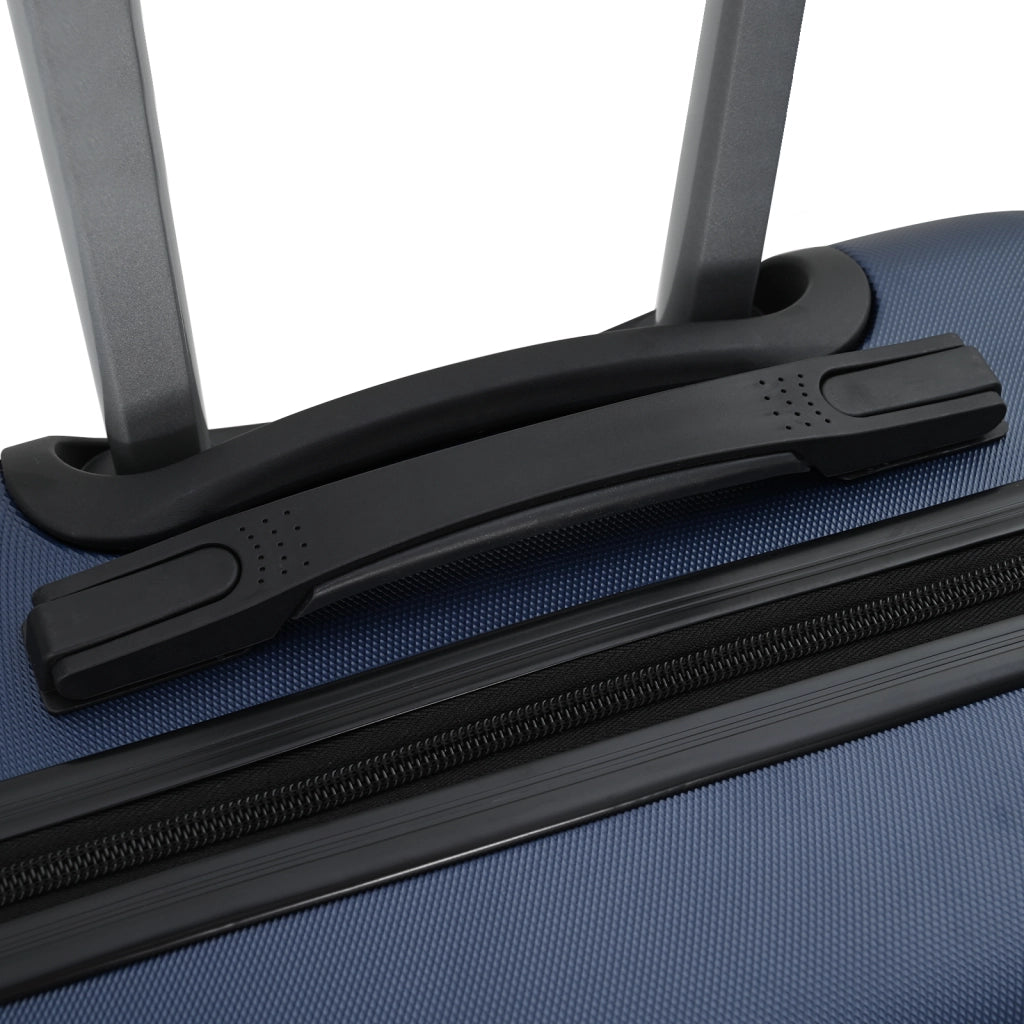 Set di valigie 3 pezzi Valigia rigida Blu scuro 20Â” 24Â” 28Â” ABS