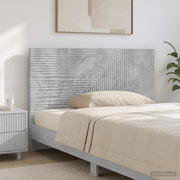 Testiera da Muro HAARLEM Grigio Cemento Legno ingegnerizzato 896978