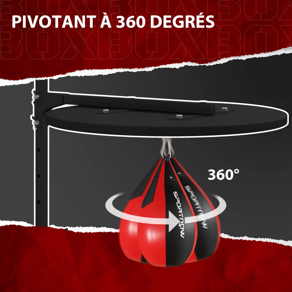 Sacco da boxe con supporto a muro regolabile ¨C zephmum ¨C 360¡ã rotazione