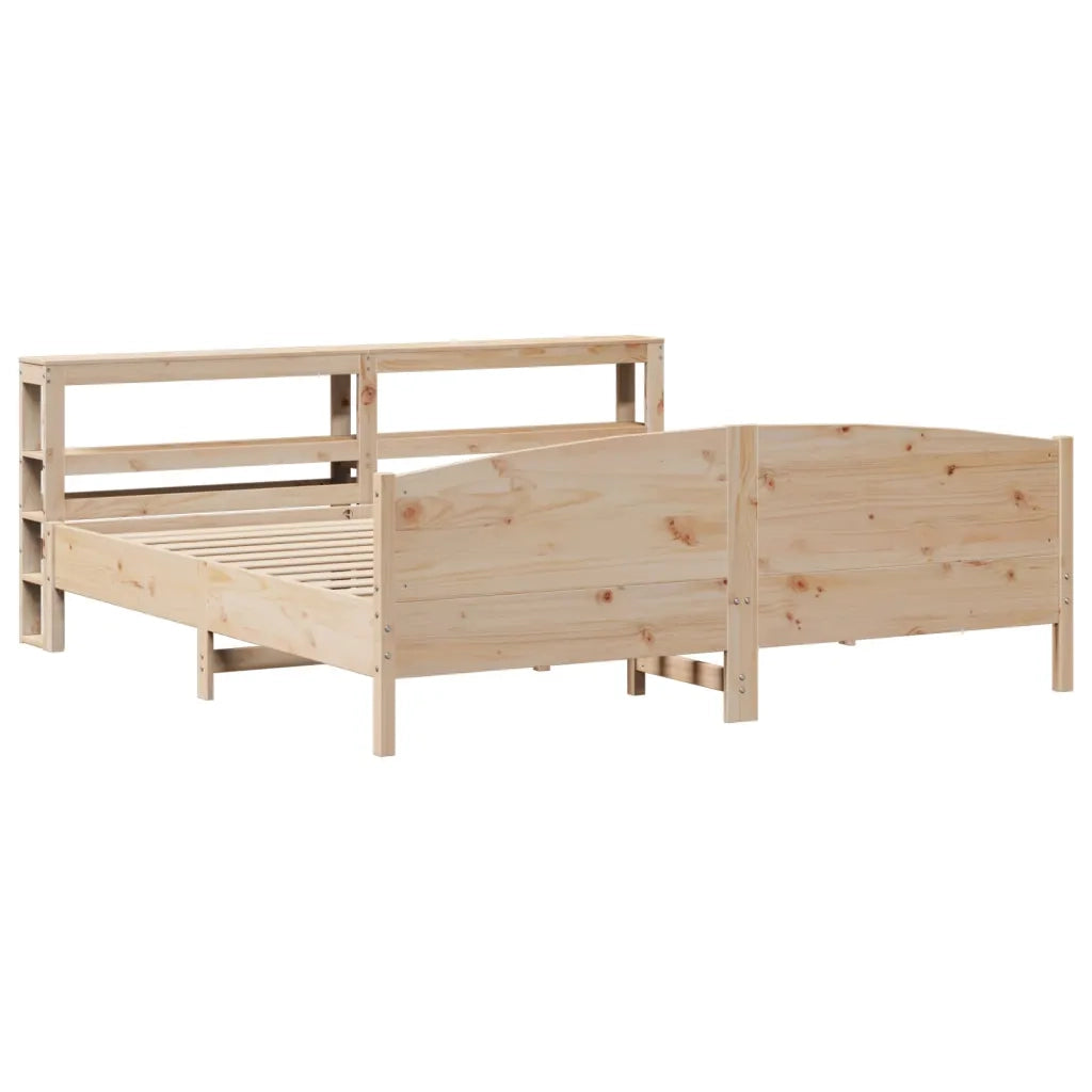 Letto senza Materasso 200x200 cm in Legno Massello di Pino 3306213