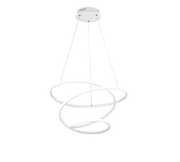 Lampada a sospensione LED, metallo, bianco, D50 cm, Bologna