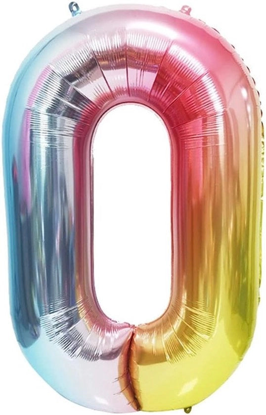 Set di palloni per decorazione di festa con colori arcobaleno e dimensione 40 pollici