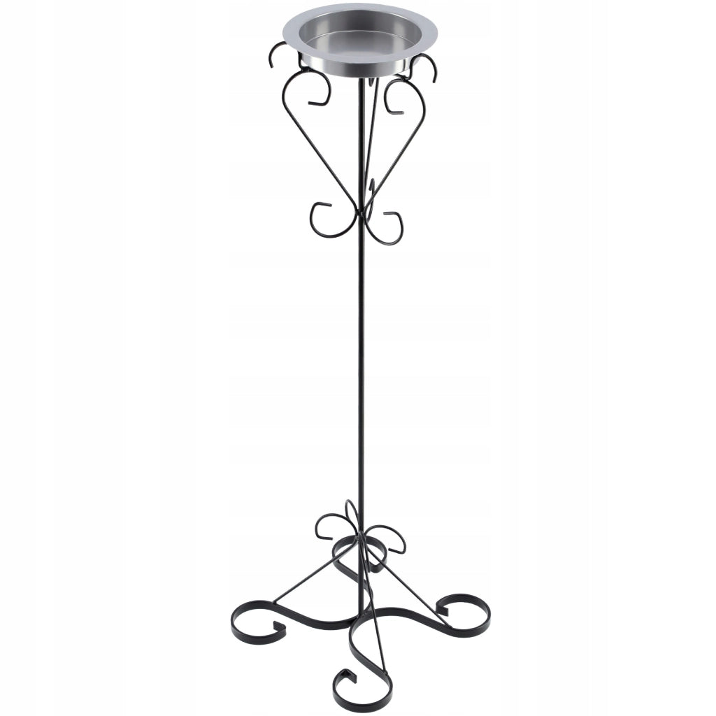 Posacenere da esterno KADAX, posacenere da giardino in metallo massiccio, stile retrò