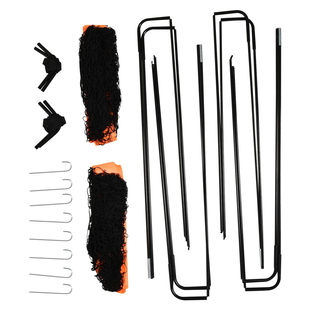 Porta da Calcio Set ¨C zephmum ¨C Arancione 183x90x90 cm