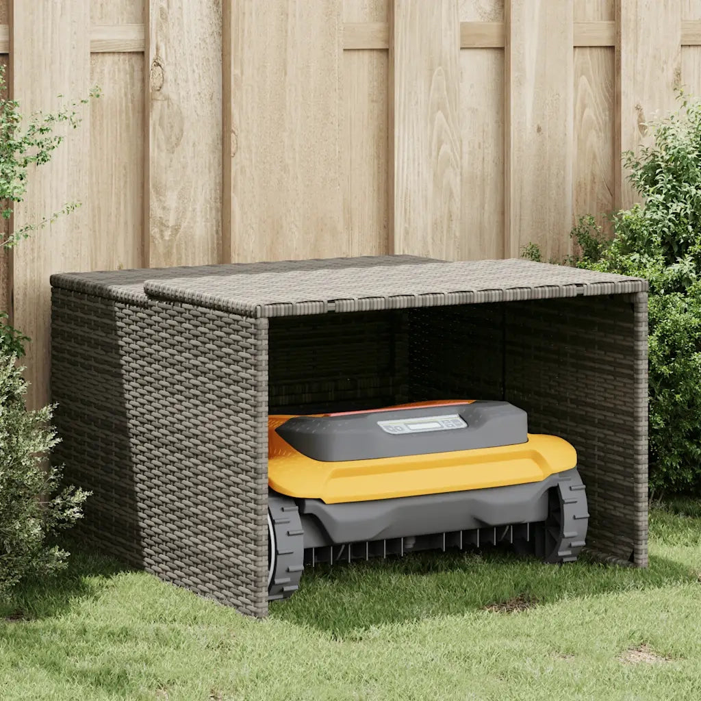 Garage per Robot Tosaerba Grigio 86x90x52/57 cm in Polyrattan