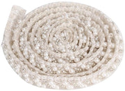 Fili di seta decorativi 1 metro - accessori per cucito DIY - decorazioni per matrimoni - abbigliamento artigianale - fili di seta a strisce oblique 1 cm - decorativo filo di seta